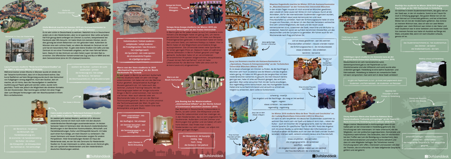 Lesmateriaal studeren in Duitsland