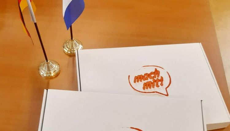 Mach-mit!-pakket van de Actiegroep Duits