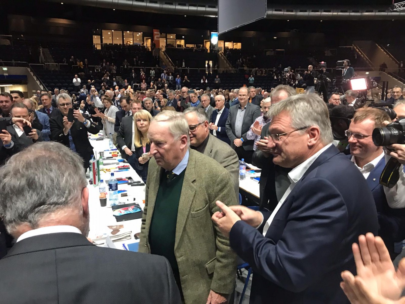 Alexander Gauland tijdens het partijcongres. Foto: Kemal Rijken