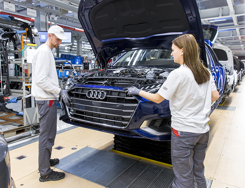 Audi-fabriek in Ingolstadt. Foto: Audi AG