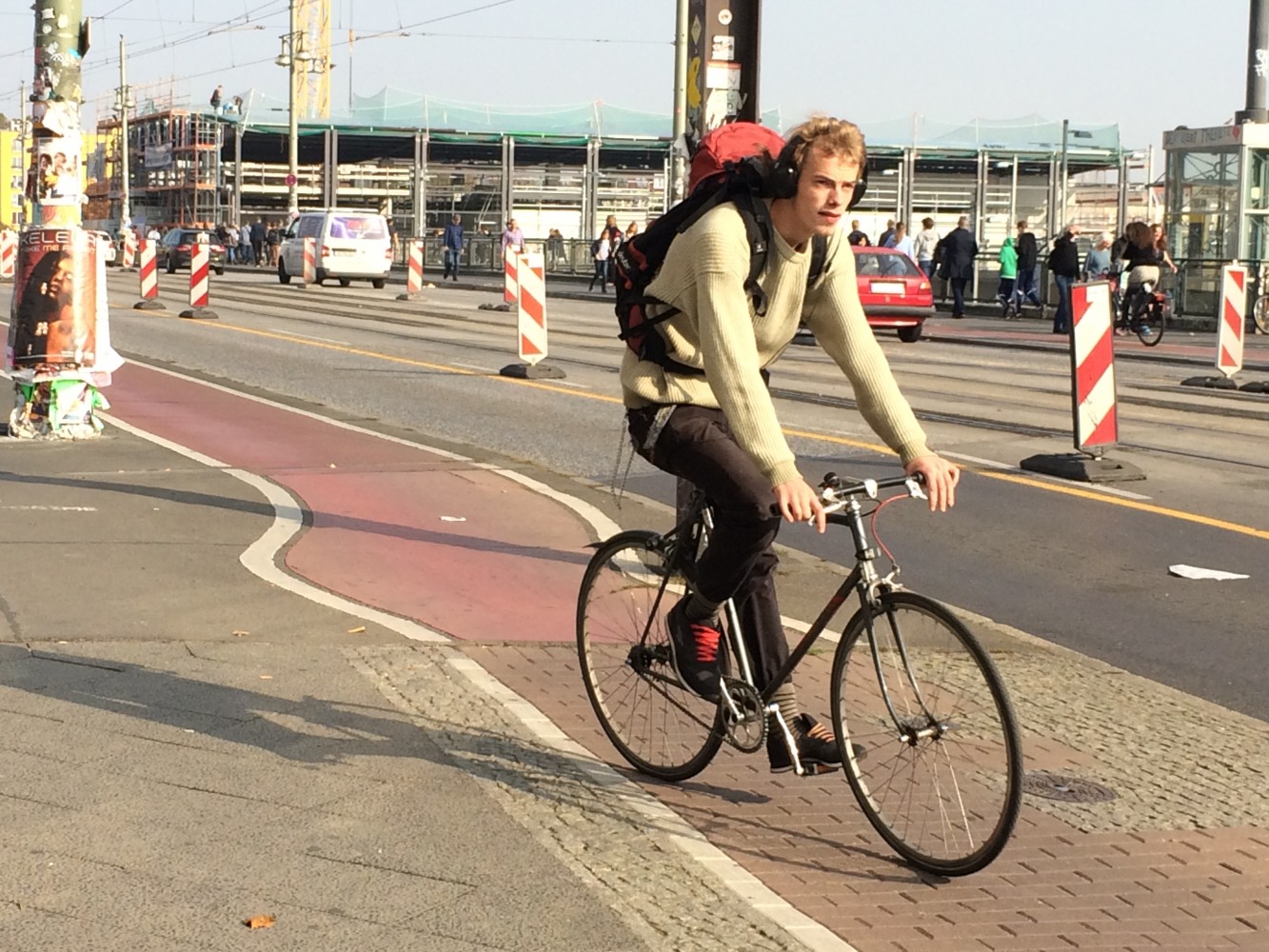 Fietsers in Berlijn