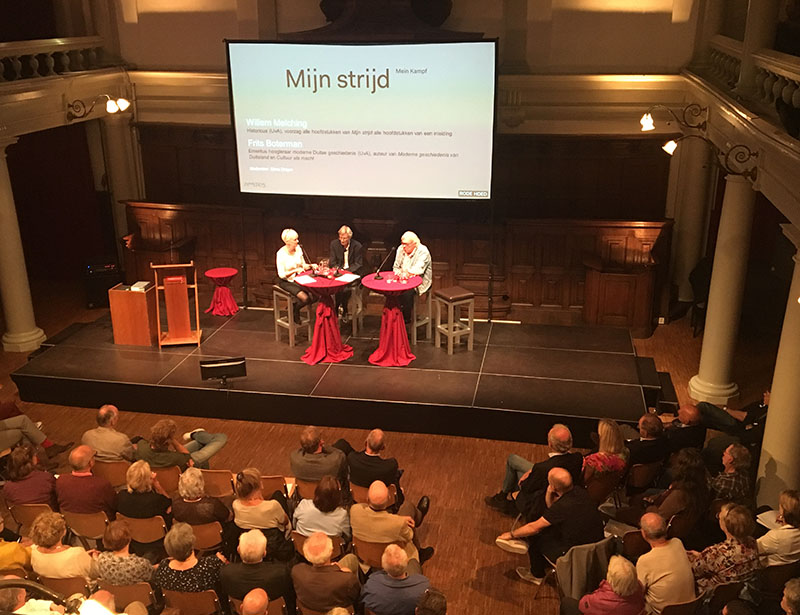 Drayer, Boterman en Melching in De Rode Hoed. Afb.: Marja Verburg/DIA