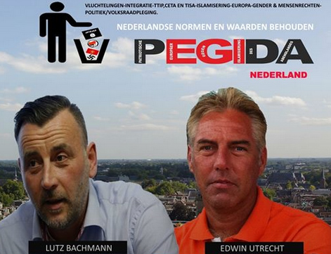 Aankondiging protest FB-pagina Pegida Nederland