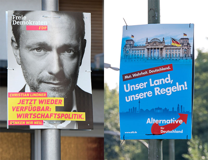 AfD en FDP maken verkiezingen spannend