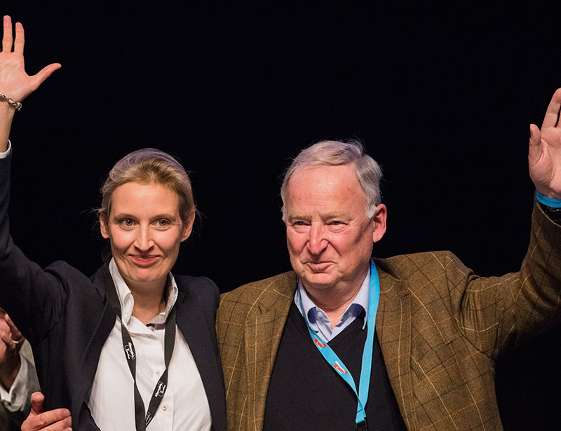 Weidel en Gauland. Afb.: dpa