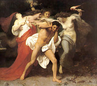 William-Adolphe Bouguereau, Les Remords d’Oreste, 1862