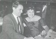 Maas en echtgenote Nanny, 1958.