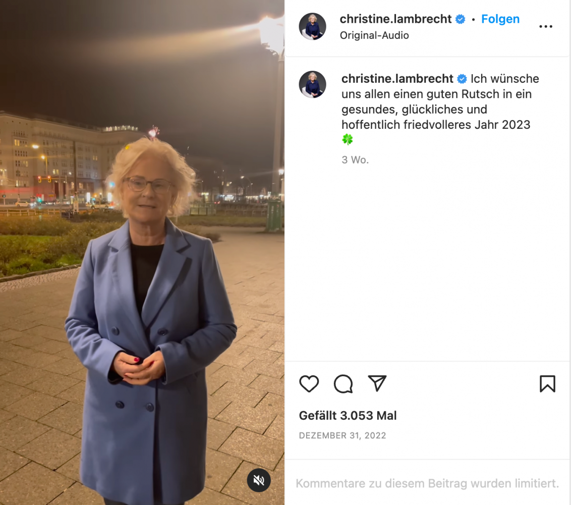 Minister mag zelfs niet meer 'am Katzentisch sitzen'