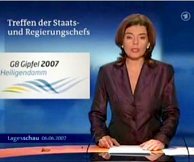 De Tagesschau, hier met Susanne Daubner als presentator