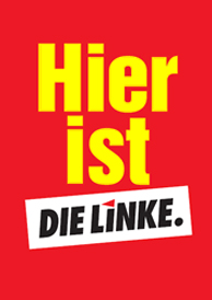 Verkiezingsposter van Die Linke. Afbeelding: www.dielinke.de