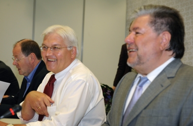 Steinmeier en Beck in betere tijden. Afb.: dpa/picture-alliance