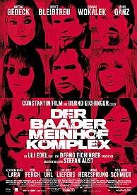 Filmposter Baader Meinhof Komplex. Afb: Constantin Film, www.bmk.film.de
