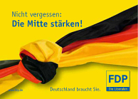 De liberale FDP heeft op dit moment de wind in de zeilen. Afb: fdp.de