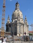 De wederopbouw van de Frauenkirche. Afbeelding: markus.donhauser, www.flickr.com