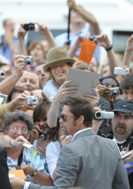 Brad Pitt op de rode loper in Berlijn. Afbeelding: Picture Alliance / dpa