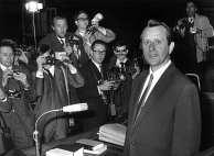 Karl-Heinz Kurras tijdens zijn proces in West-Berlijn, 1967. Afb: dpa/Picture Alliance