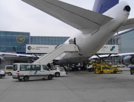 De luchthaven is de thuisbasis van Lufthansa. Afb.: DIA