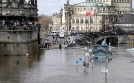 Overstroming van de Elbe, met de Semperoper op de achtergrond. Afbeelding: srmurphy, www.flickr.com