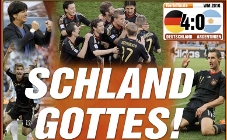 Sinds het WK 2006 is 'Schland' de voetbalkoosnaam voor Duitsland. Afb.: Screenshot Bild