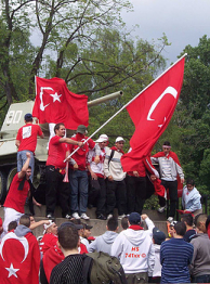 Een Turkse demonstratie in Berlijn (archieffoto). Afbeelding: ihhsuwioa, www.flickr.com 