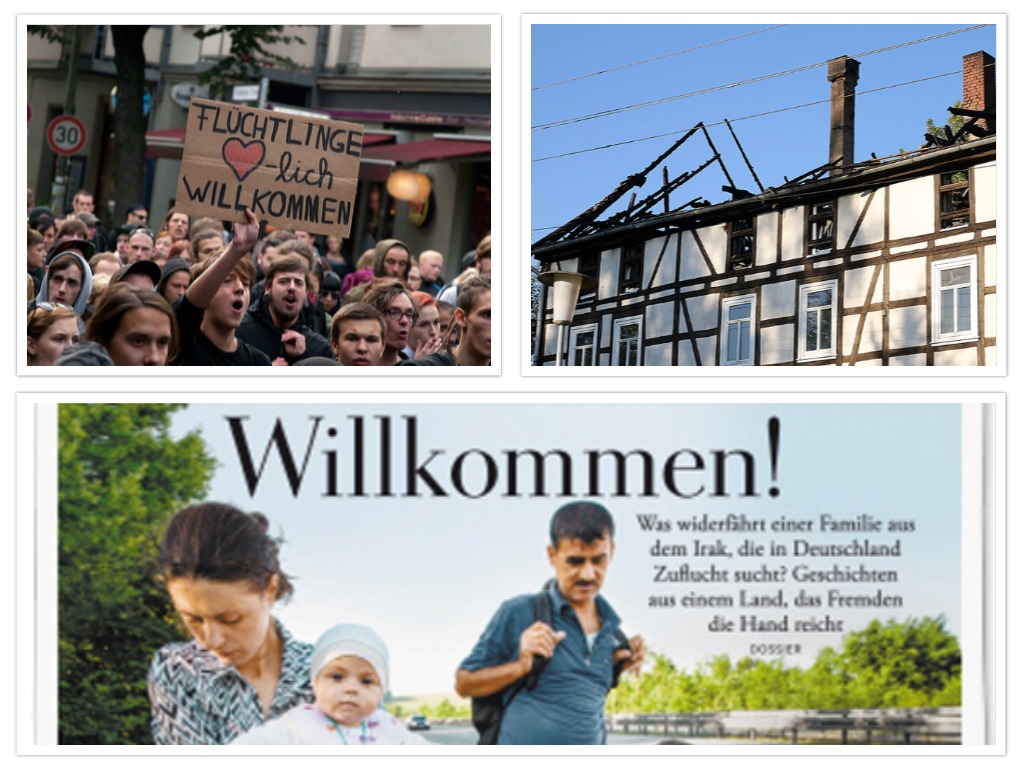 Duitsers worden onzeker in vluchtelingenkwestie