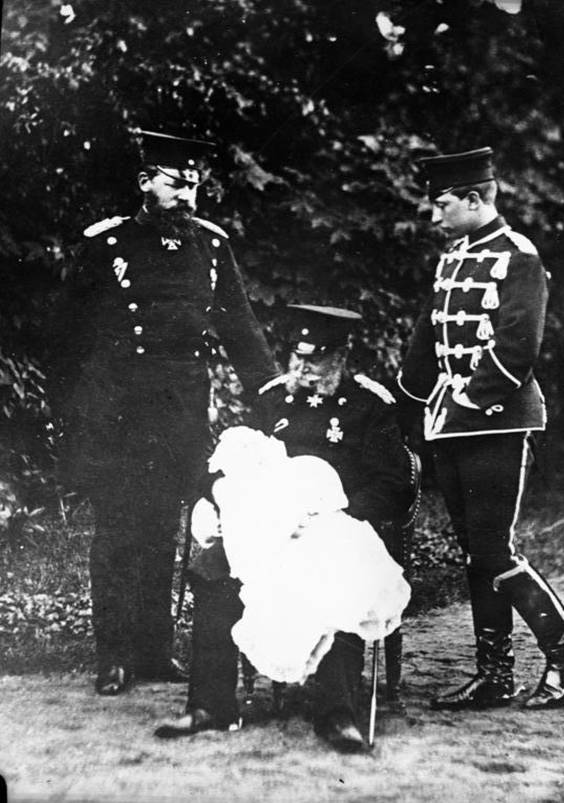 Drie Duitse keizers uit Pruisen